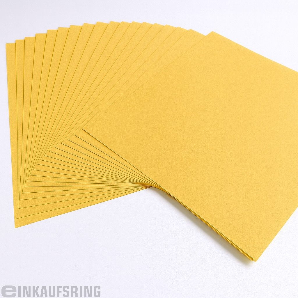 Blumenseide 20g/m², 50x70cm, 26 Bogen maisgelb