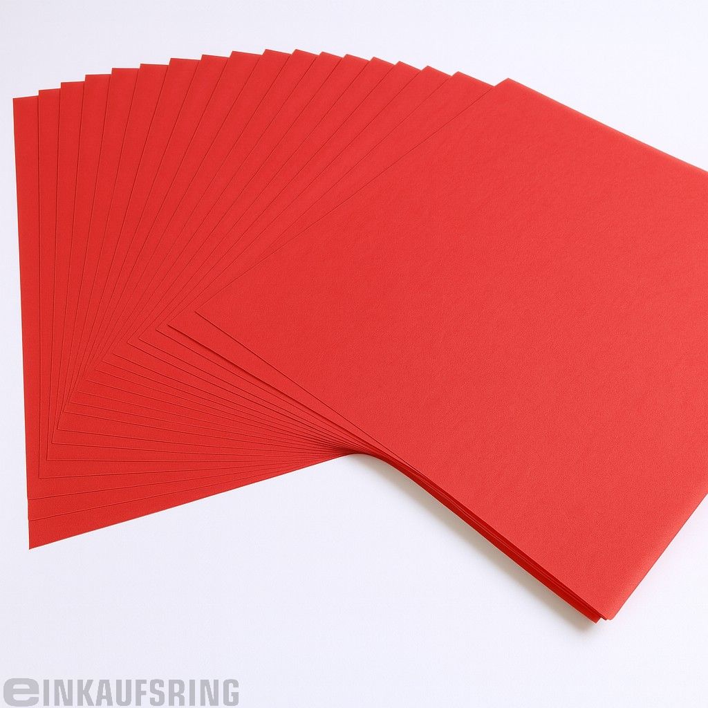 Blumenseide 20g/m², 50x70cm, 26 Bogen rot