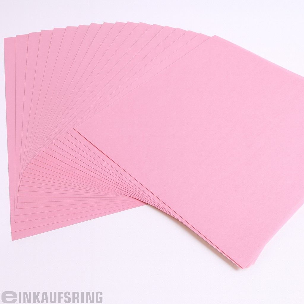 Blumenseide 20g/m², 50x70cm, 26 Bogen hellrosa
