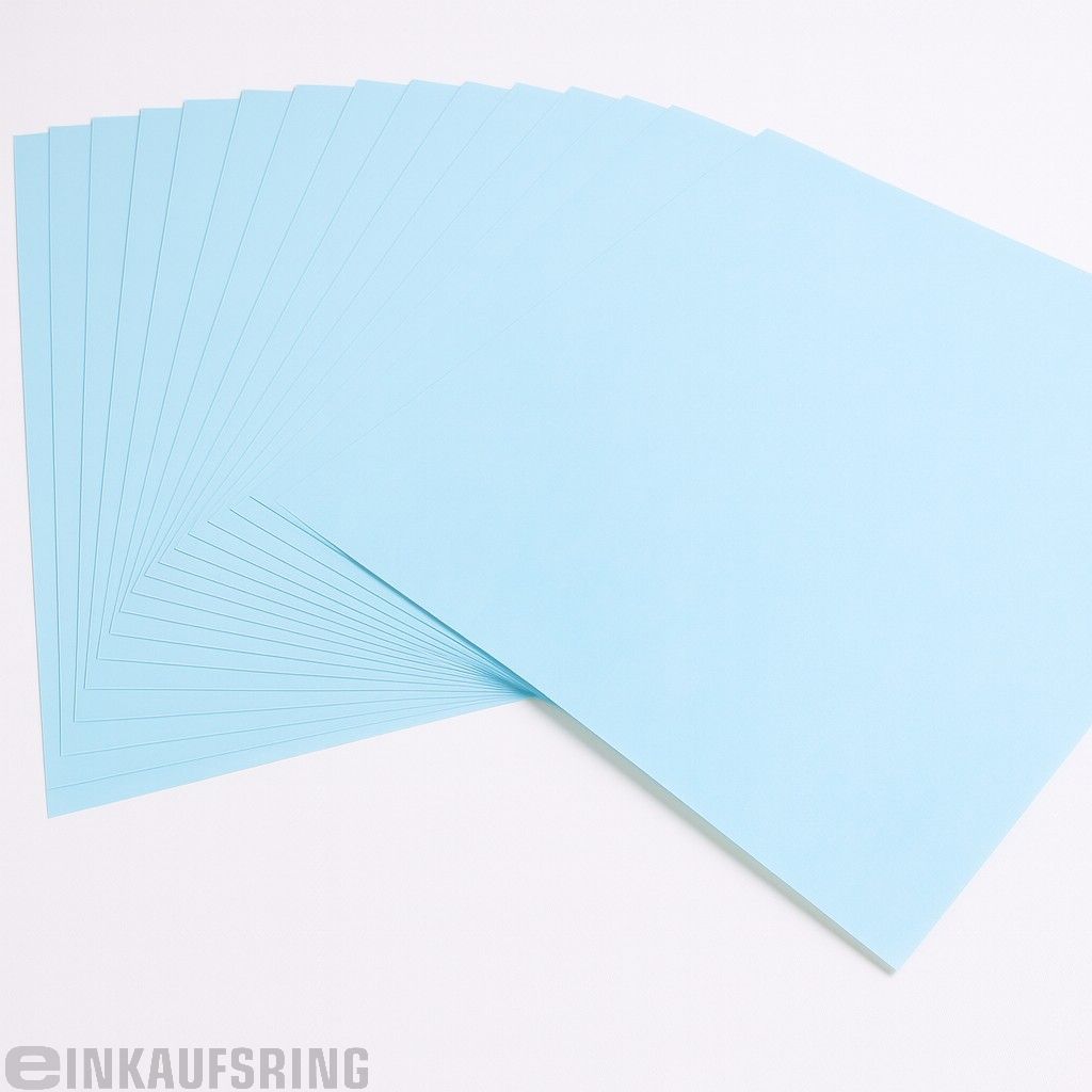 Blumenseide 20g/m², 50x70cm, 26 Bogen hellblau