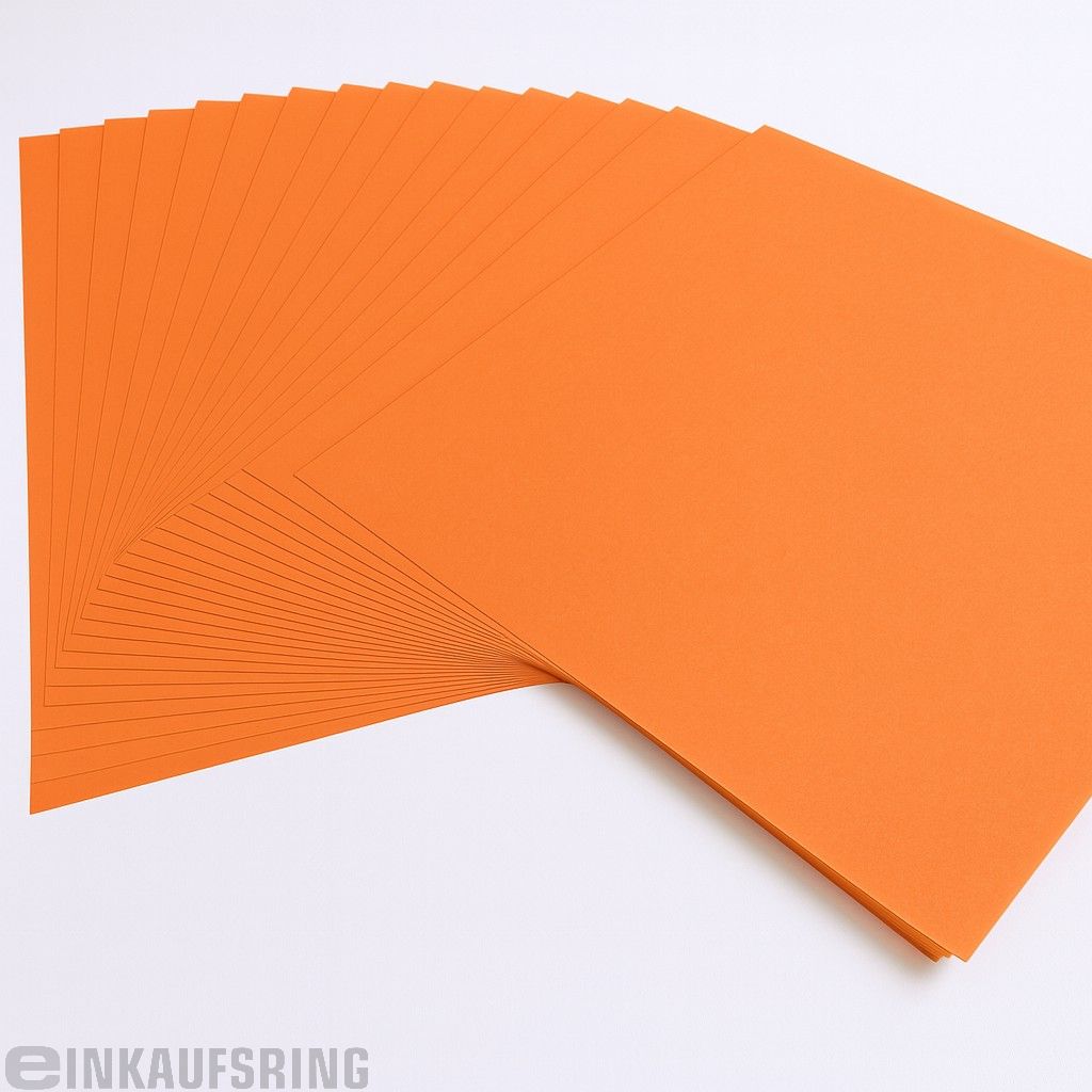 Blumenseide 20g/m², 50x70cm, 26 Bogen orange