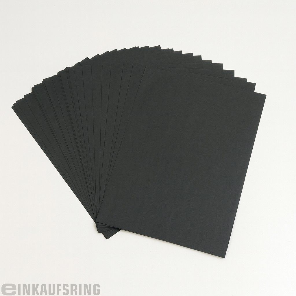 Blumenseide 20g/m², 50x70cm, 26 Bogen schwarz