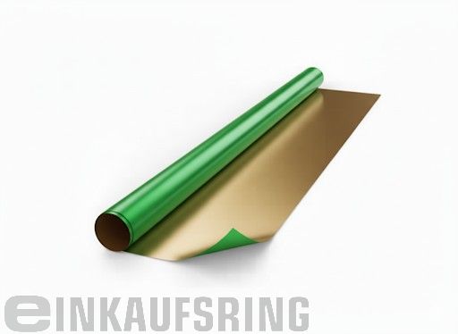 Alu-Folie 10mx50cm gold/grün