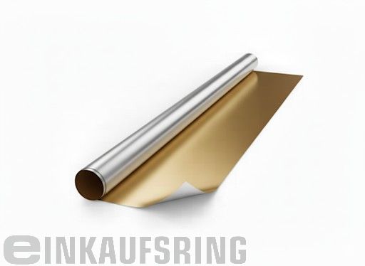 Alu-Folie 10mx50cm gold/silber