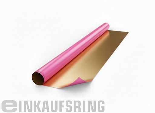 Alu-Folie 10mx50cm gold/rosa