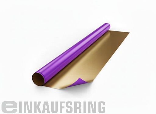 Alu-Folie 10mx50cm gold/violett