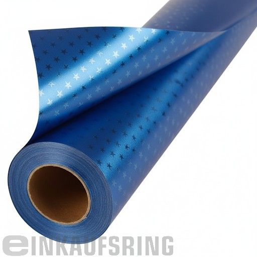 Alu-Sternenfolie 10mx50xcm blau