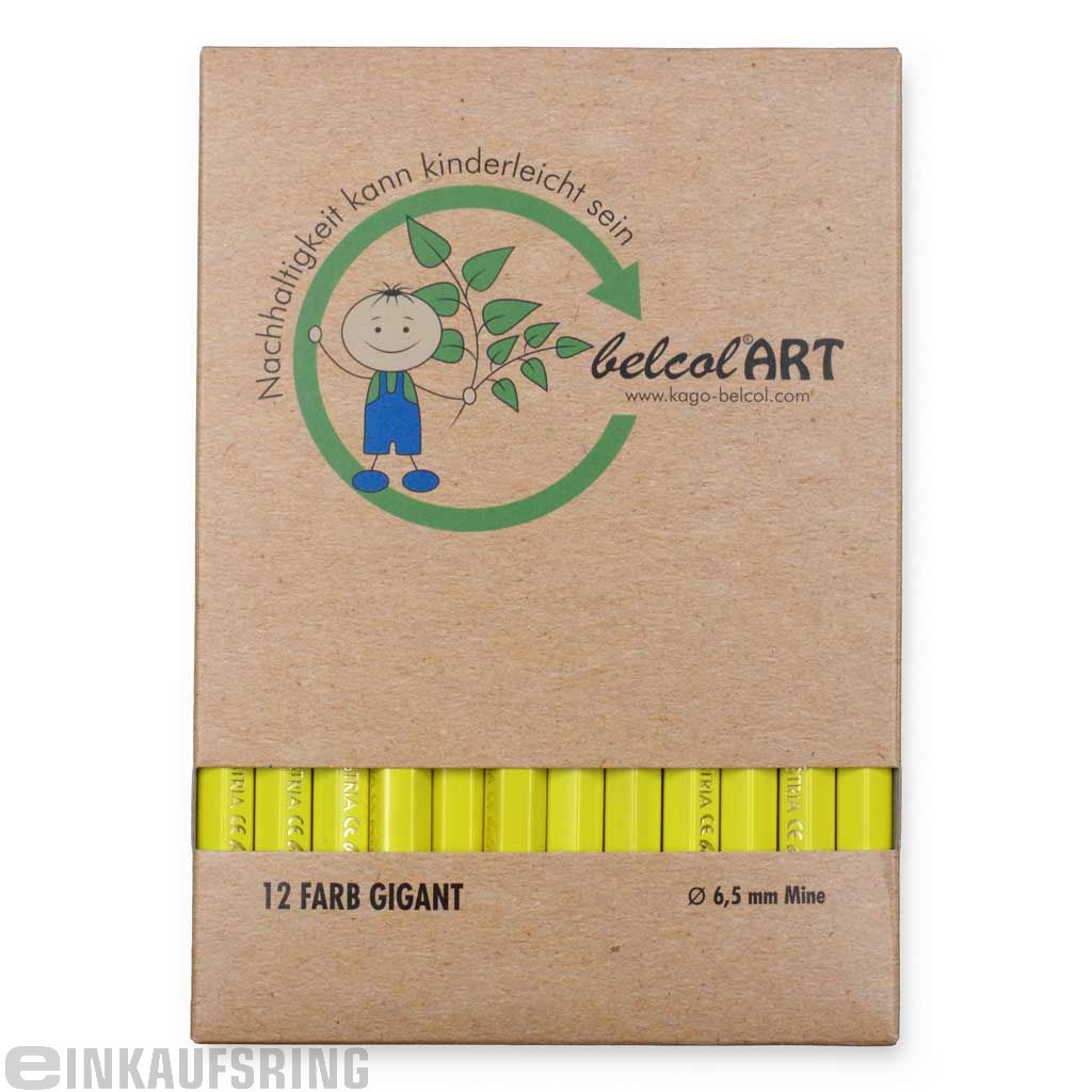 belcolART FARB GIGANT 12 Stk. zitronengelb