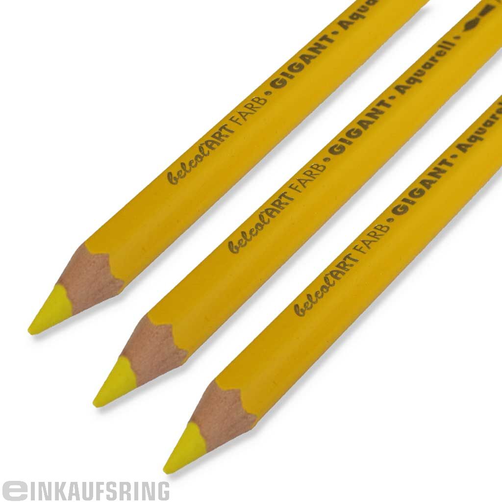 belcolART Aquarell Farbgigant,12 Stk., gelb