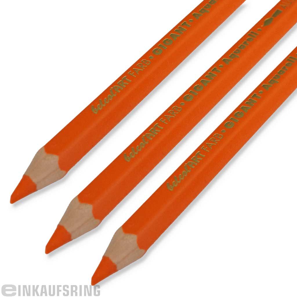 belcolART Aquarell Farbgigant,12 Stk., orange
