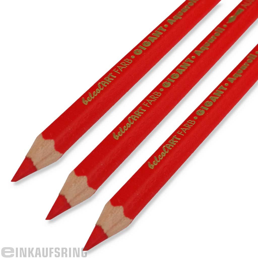 belcolART Aquarell Farbgigant,12 Stk., rot