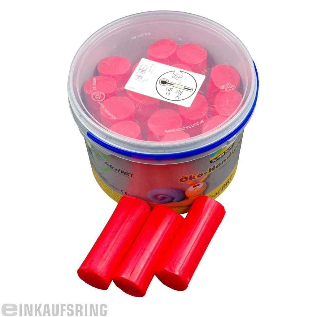 Öko-Handiplast 1750g im Eimer, Farbe rot