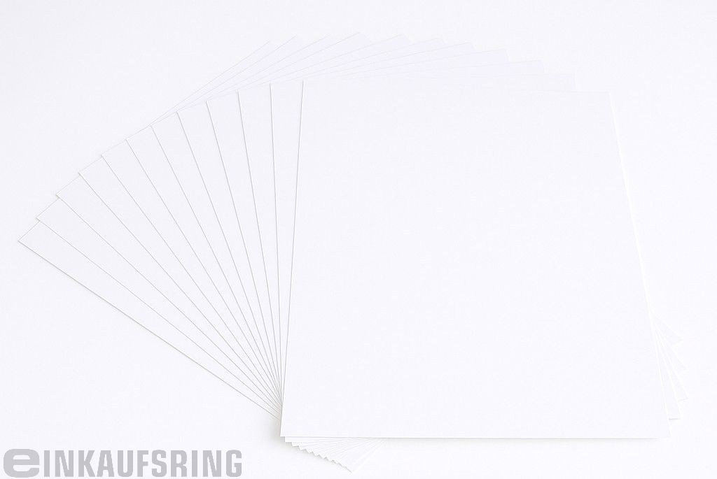 Tonpapier 130g/m², 50x70cm, 25 Bogen weiß