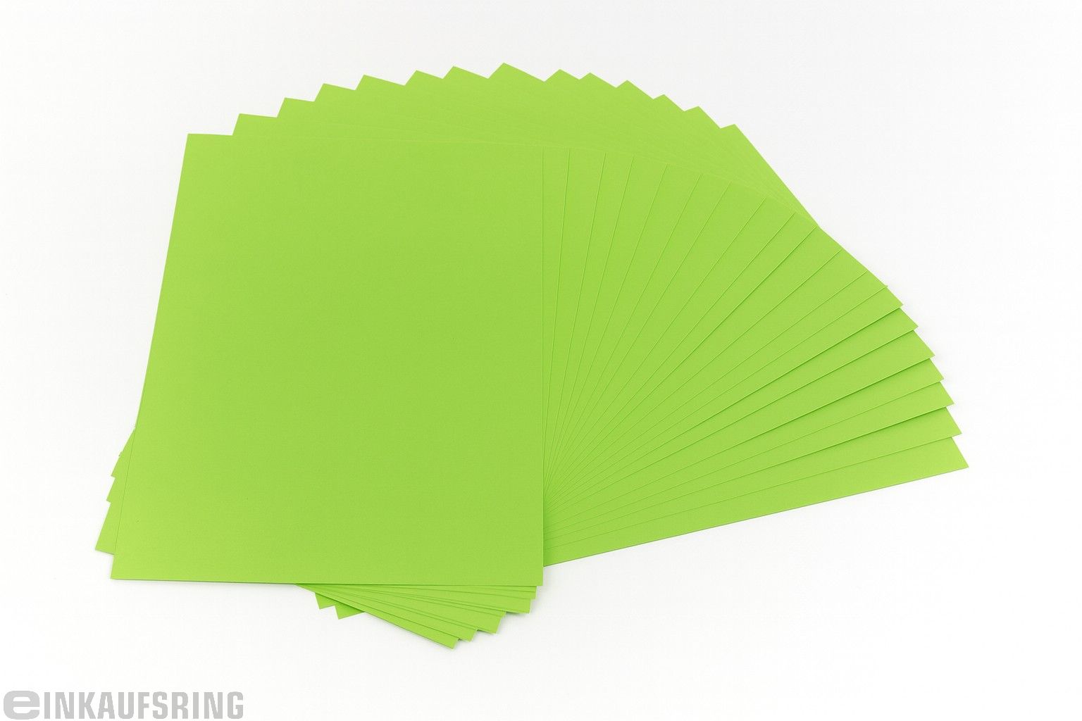 Fotokarton 300g/m², 50x70cm, 25 Bogen hellgrün