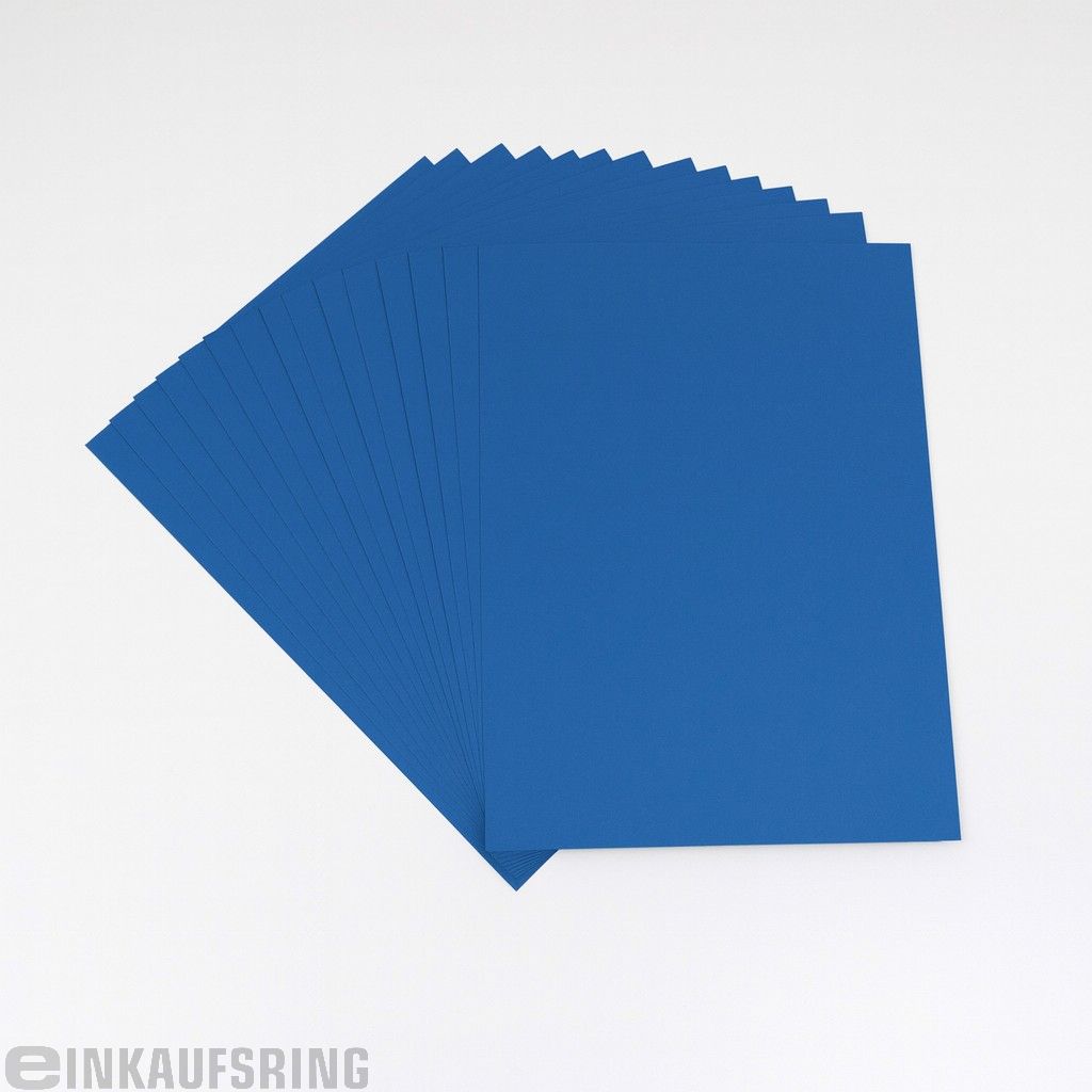 Tonkarton 50x70cm, 25 Bogen dunkelblau
