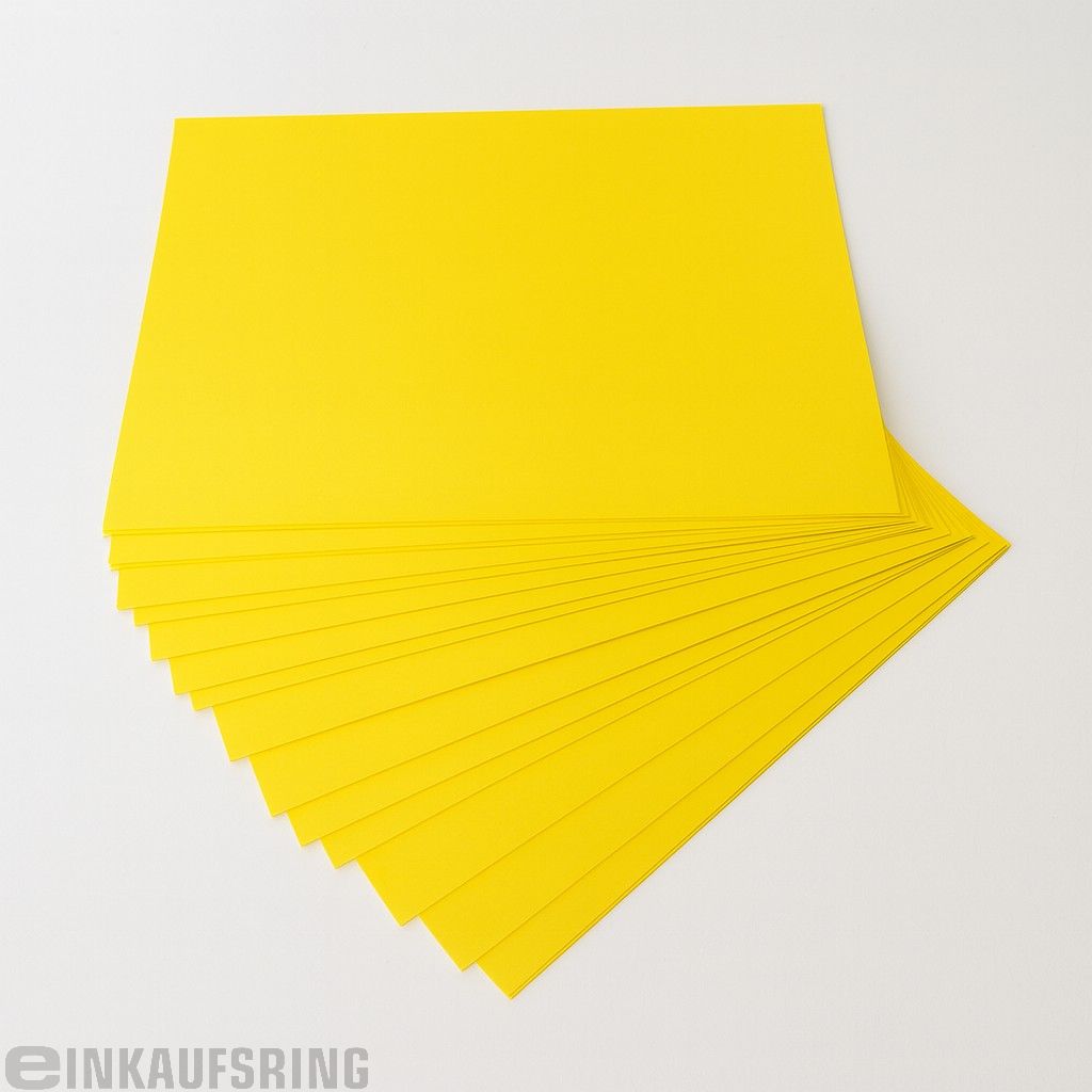 Fotokarton 300 g 70x100cm 10 Bl. bananengelb