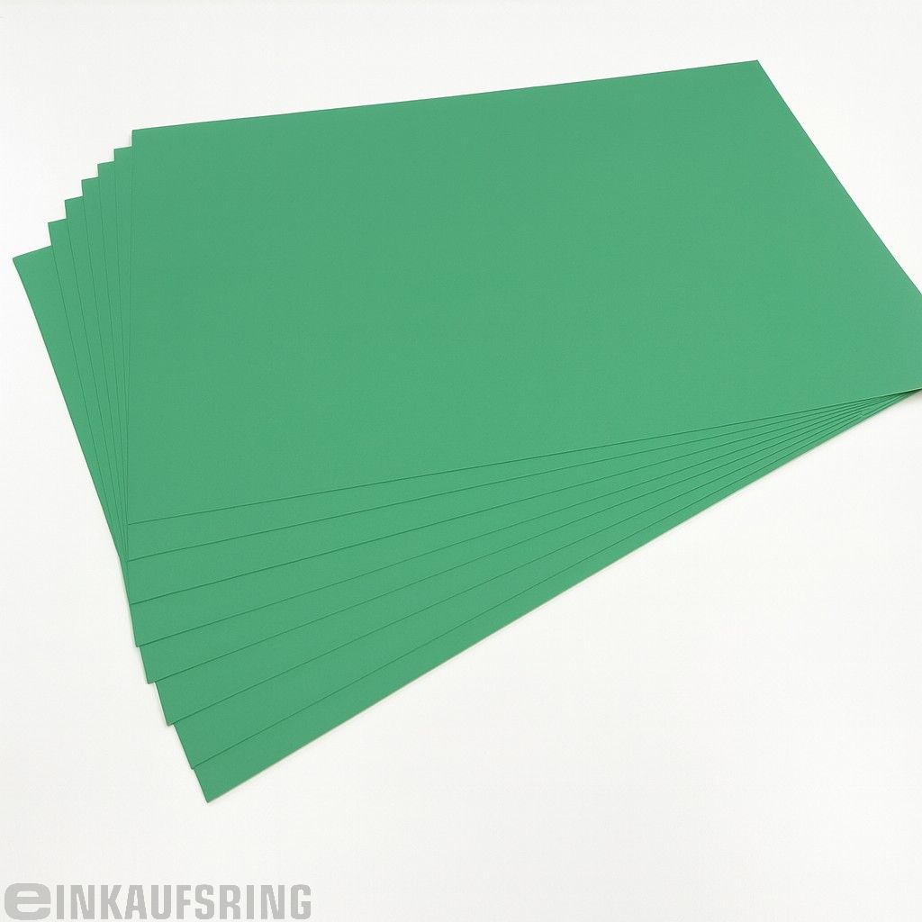 Tonkarton 50x70cm, 25 Bogen smaragdgrün