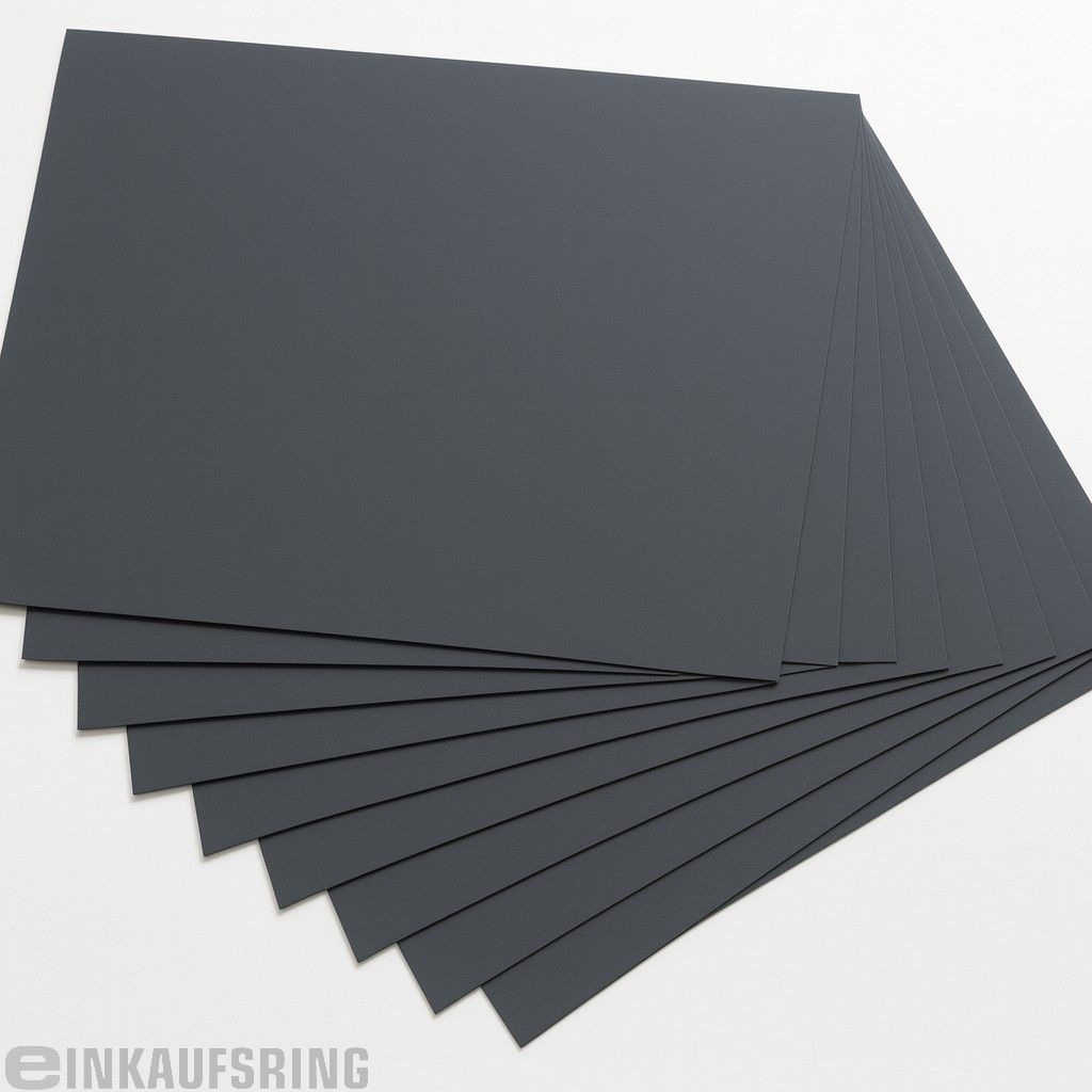 Fotokarton 300 g 70x100cm 10 Bl. anthrazit