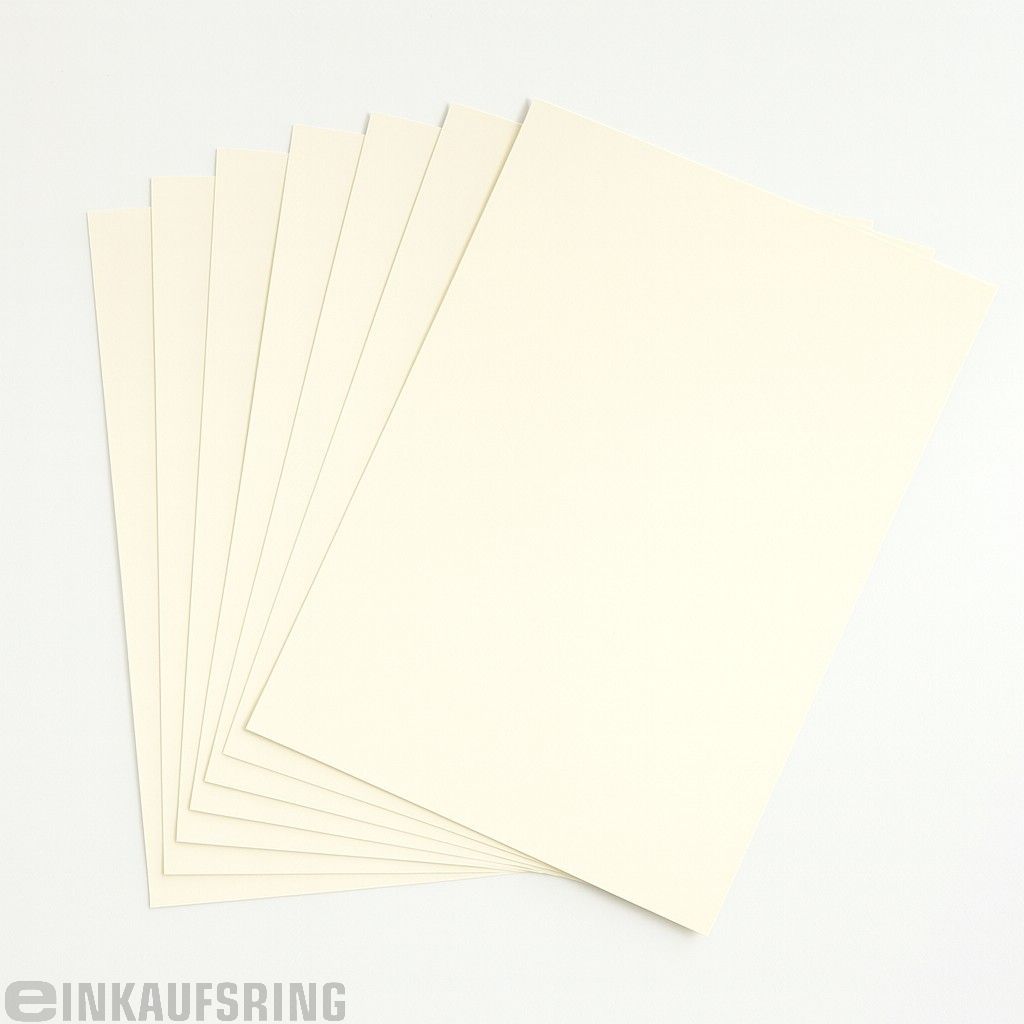 Tonpapier 130g/m², DIN A4, 100 Blatt perlweiß