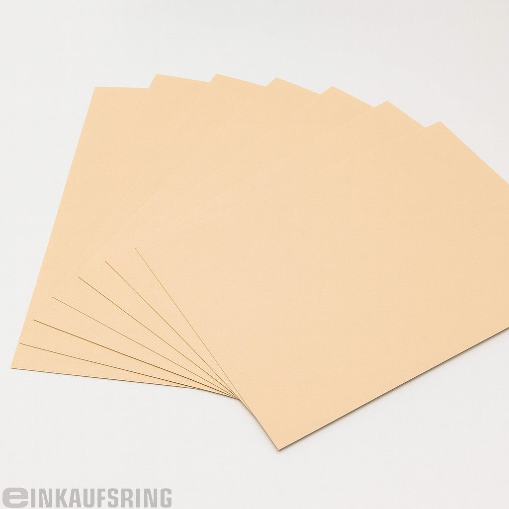 Tonpapier 130g/m², DIN A4, 100 Blatt chamois