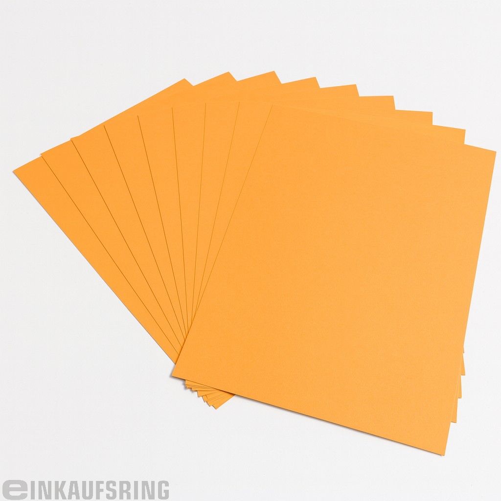 Fotokarton 50x70cm, 10 Bogen ocker