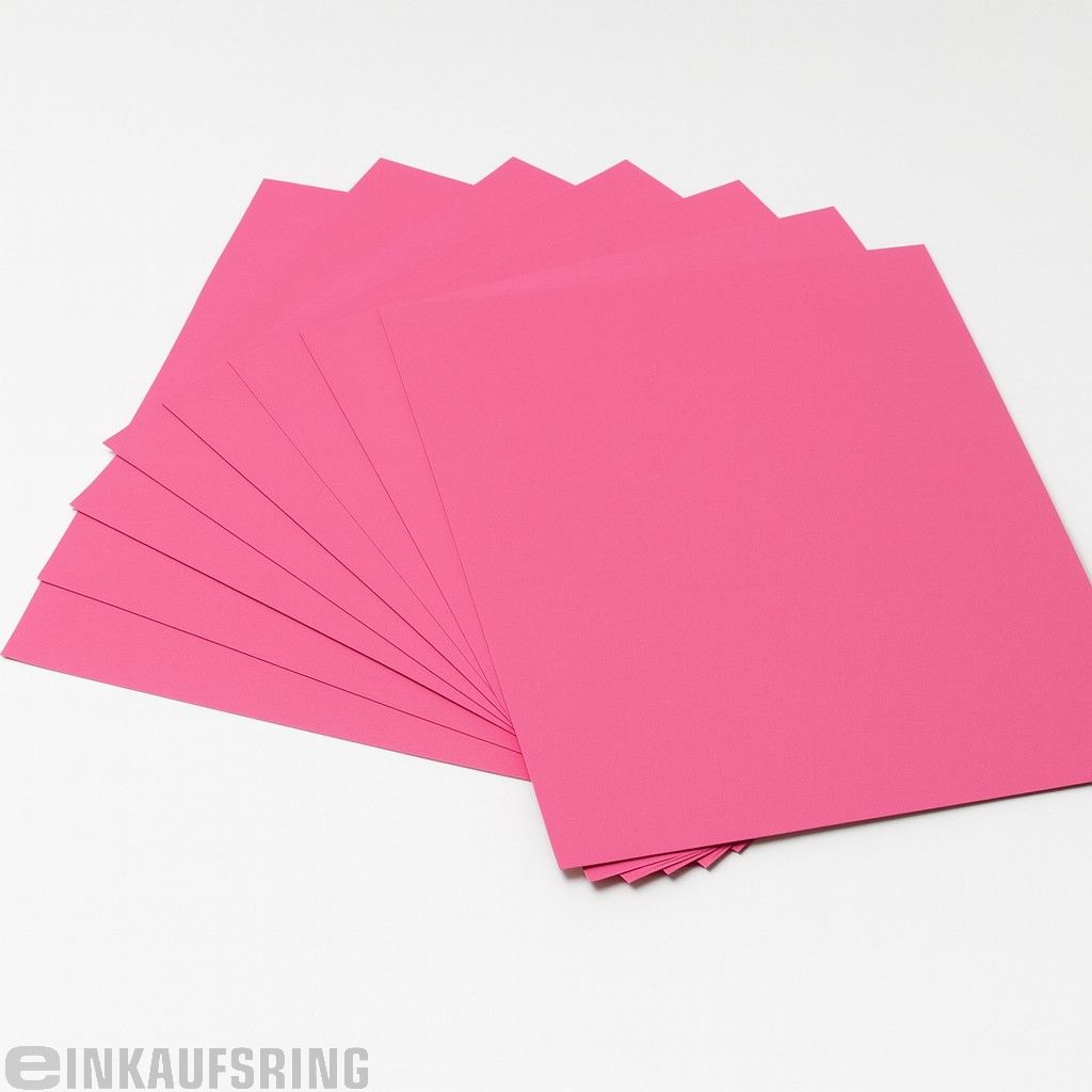 Fotokarton 50x70cm, 10 Bogen pink