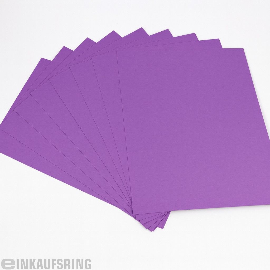 Tonpapier 130g/m², DIN A4, 100 Blatt flieder