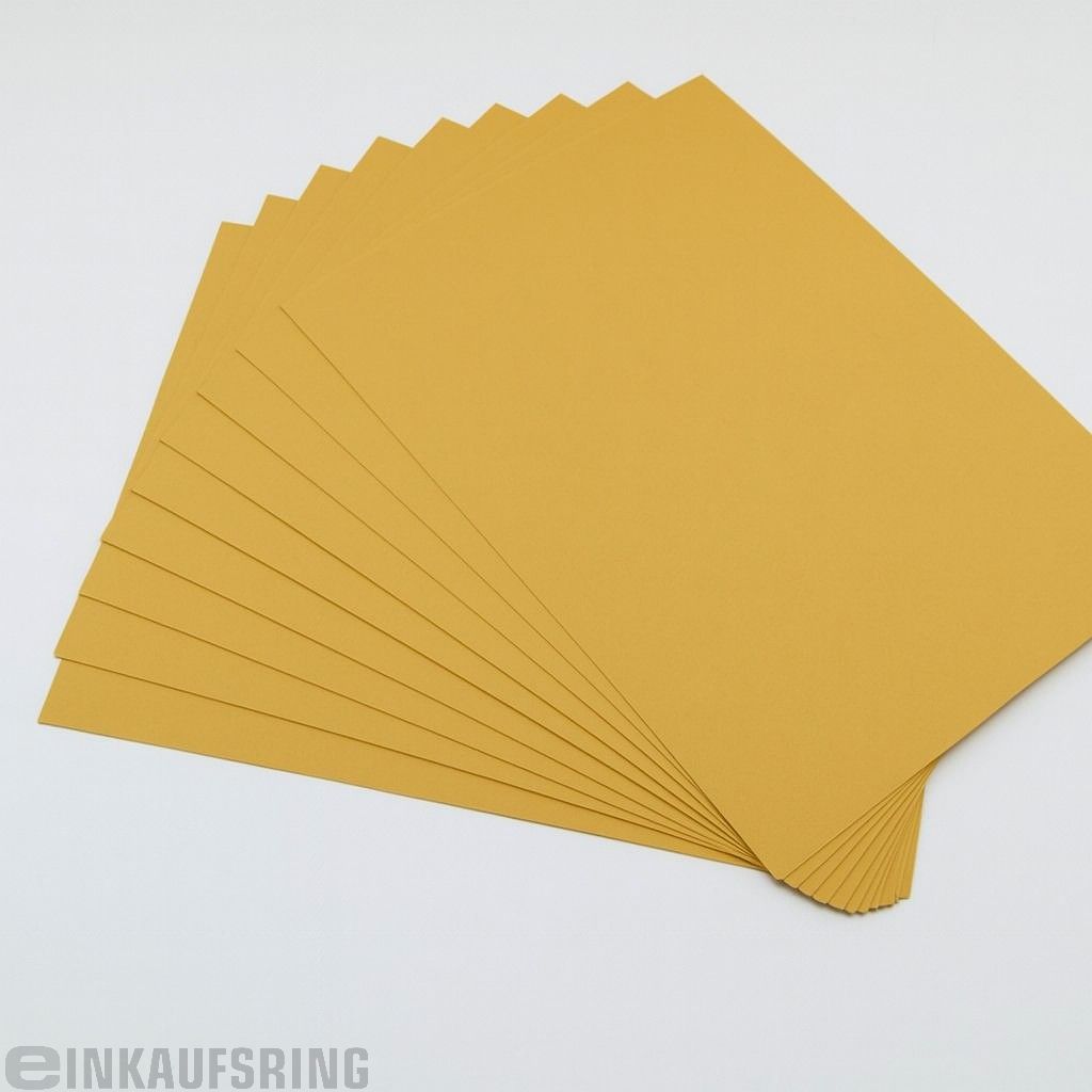Tonpapier 130g/m², DIN A4, 100 Blatt gold