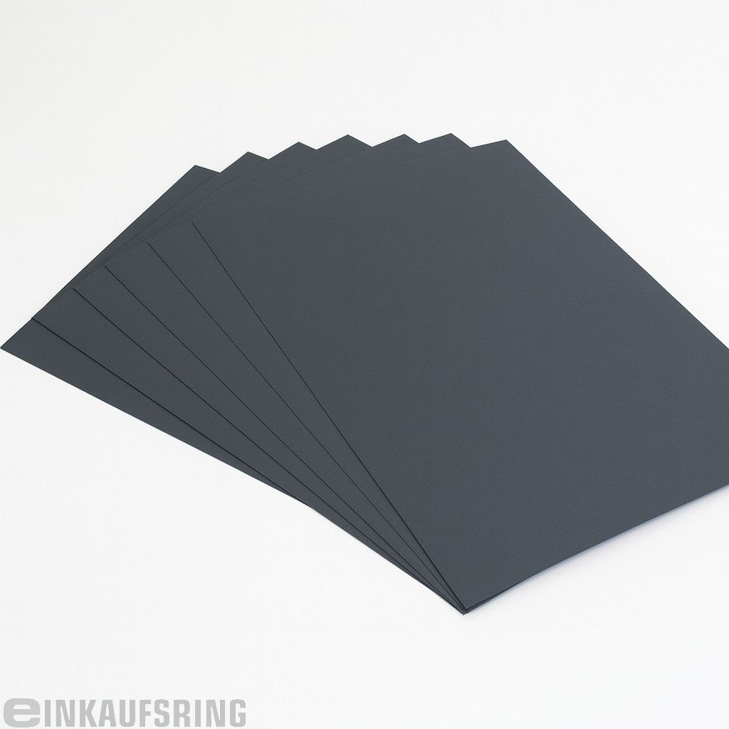 Tonpapier 130g/m², 50x70cm, 25 Bogen anthrazit