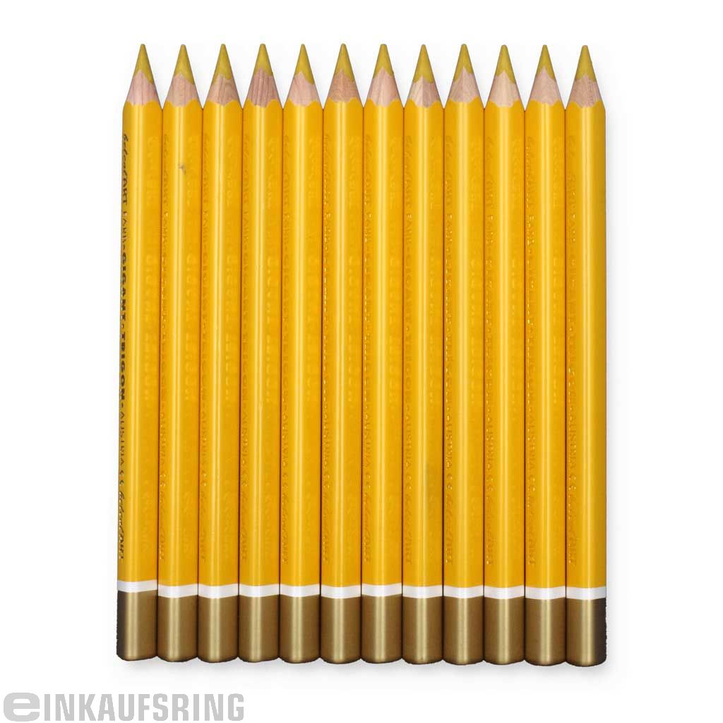 belcolART TRIGON 12 Stifte dunkelgelb