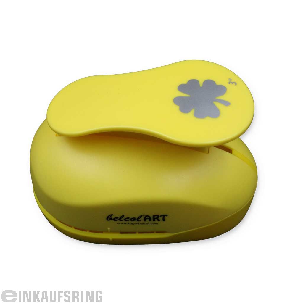 Stanzer 3XL, Stanzfläche 76mm, Motiv Kleeblatt