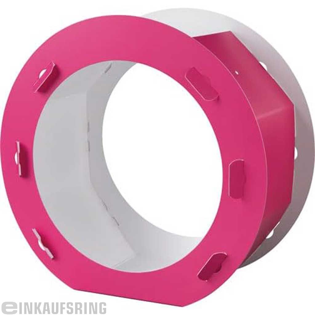 Rundlaternen Rohlinge Ø 22cm 5 Stück, pink