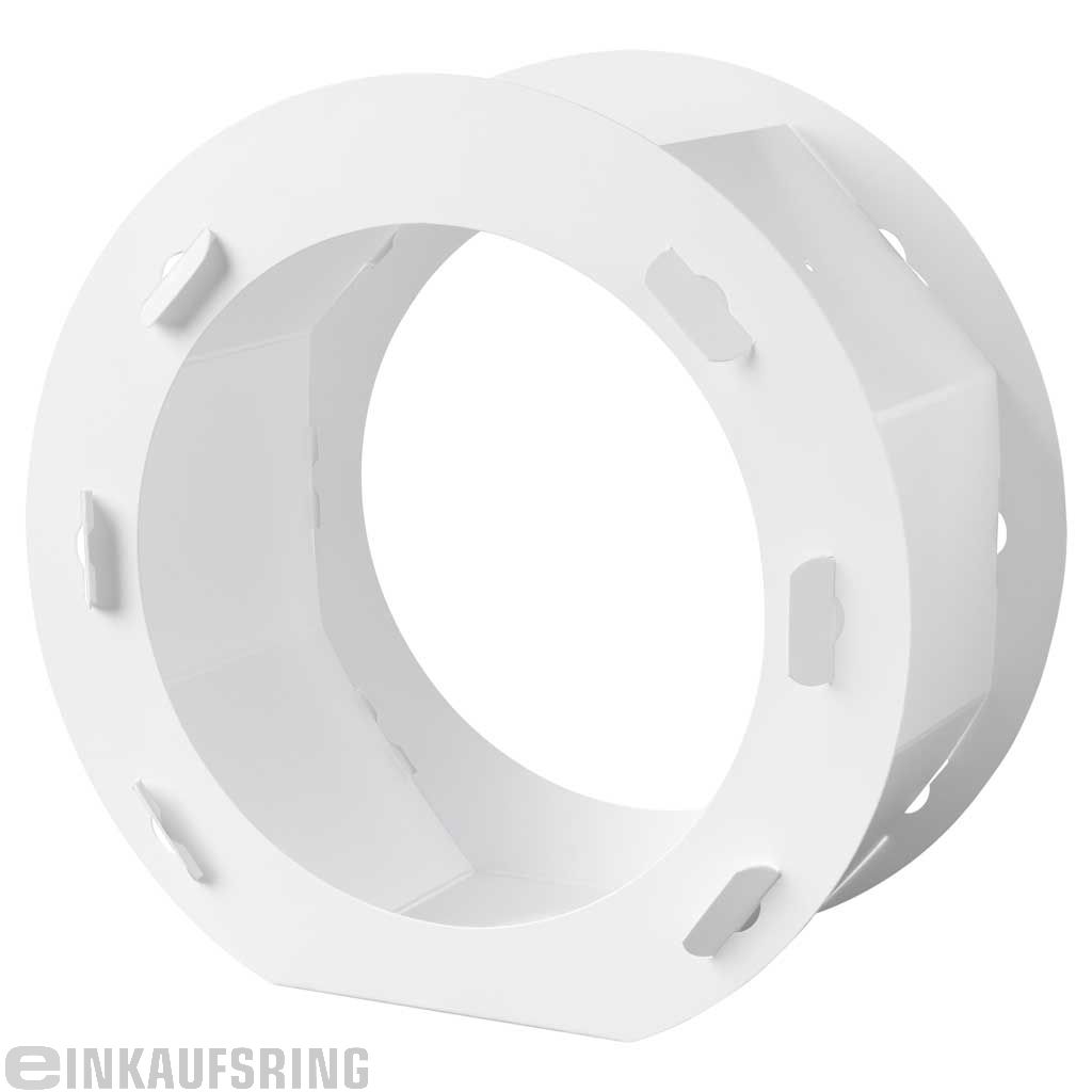 Rundlaternen Rohlinge Ø 22cm 5 Stück, weiß