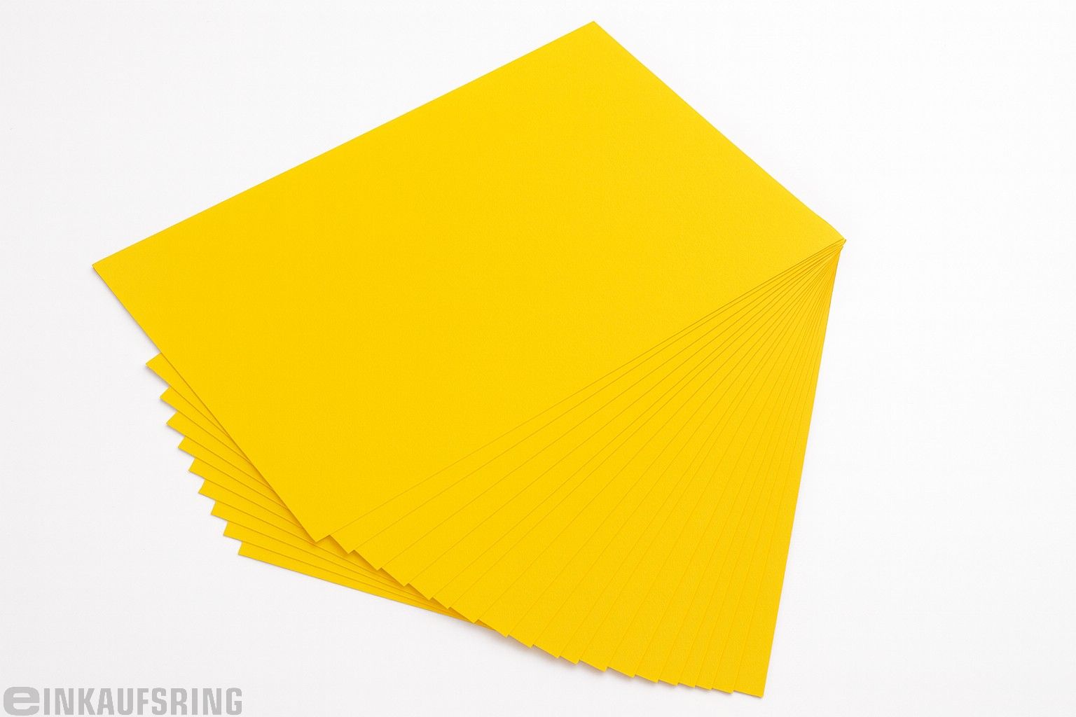 Tonpapier 130g/m², 50x70cm, 25 Bogen goldgelb