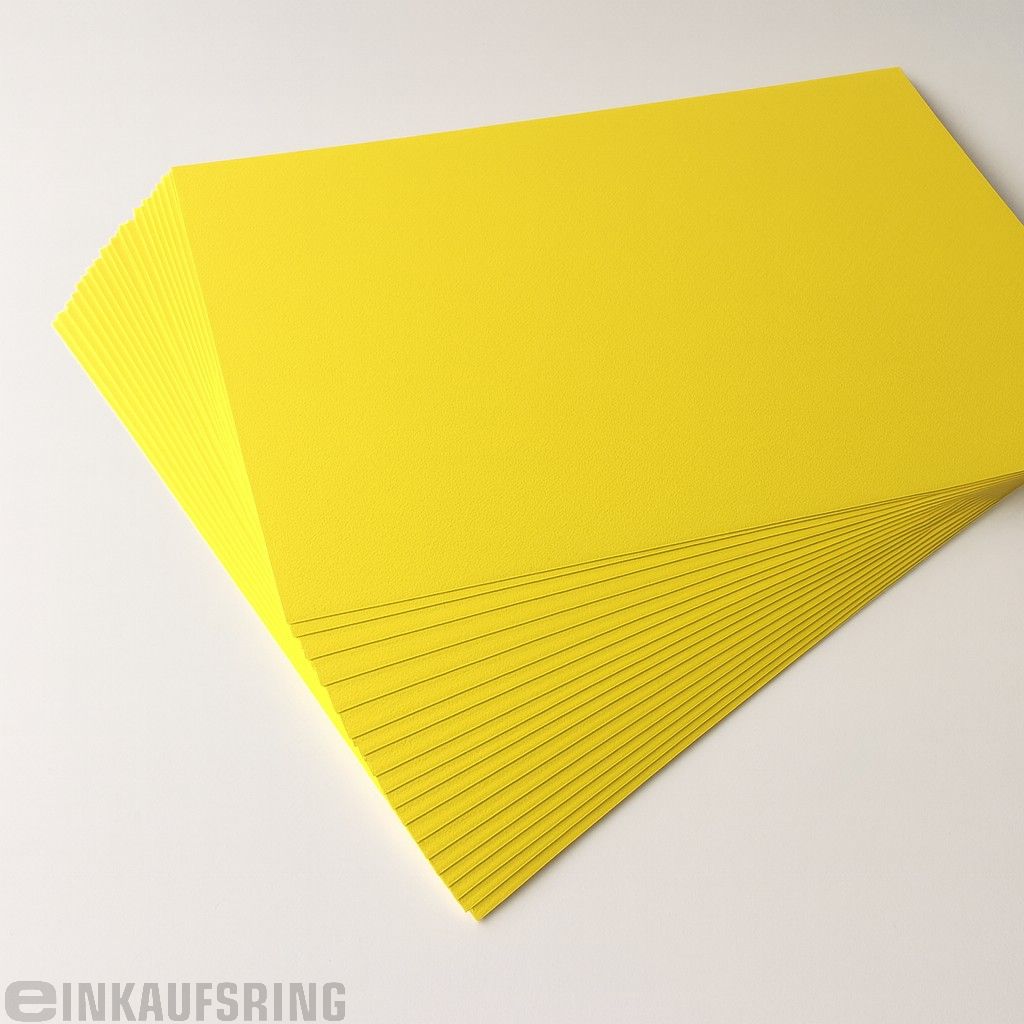 Tonpapier 130g/m², DIN A4, 100 Blatt limone