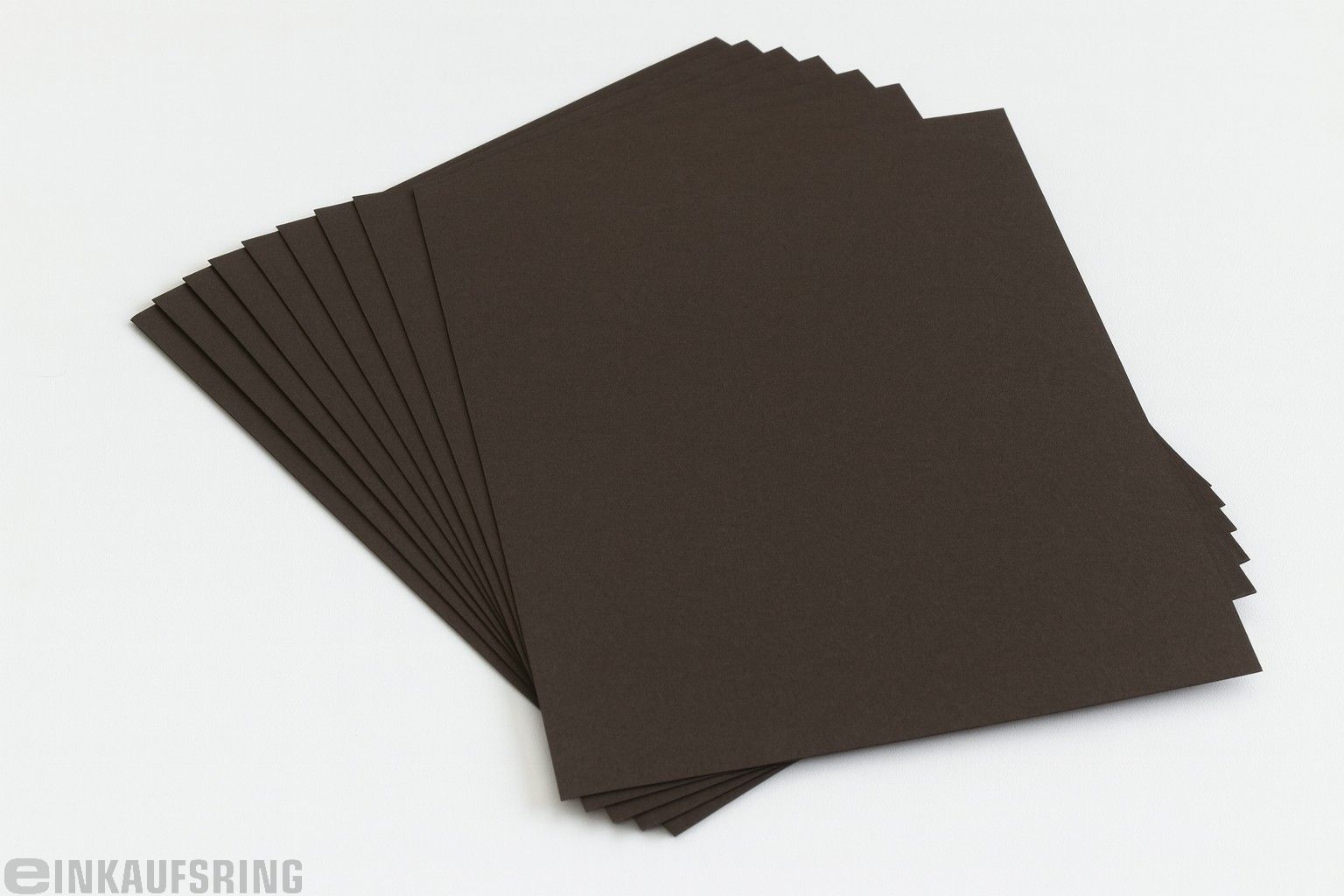 Tonpapier 130g/m², 50x70cm, 25 Bogen dunkelbraun