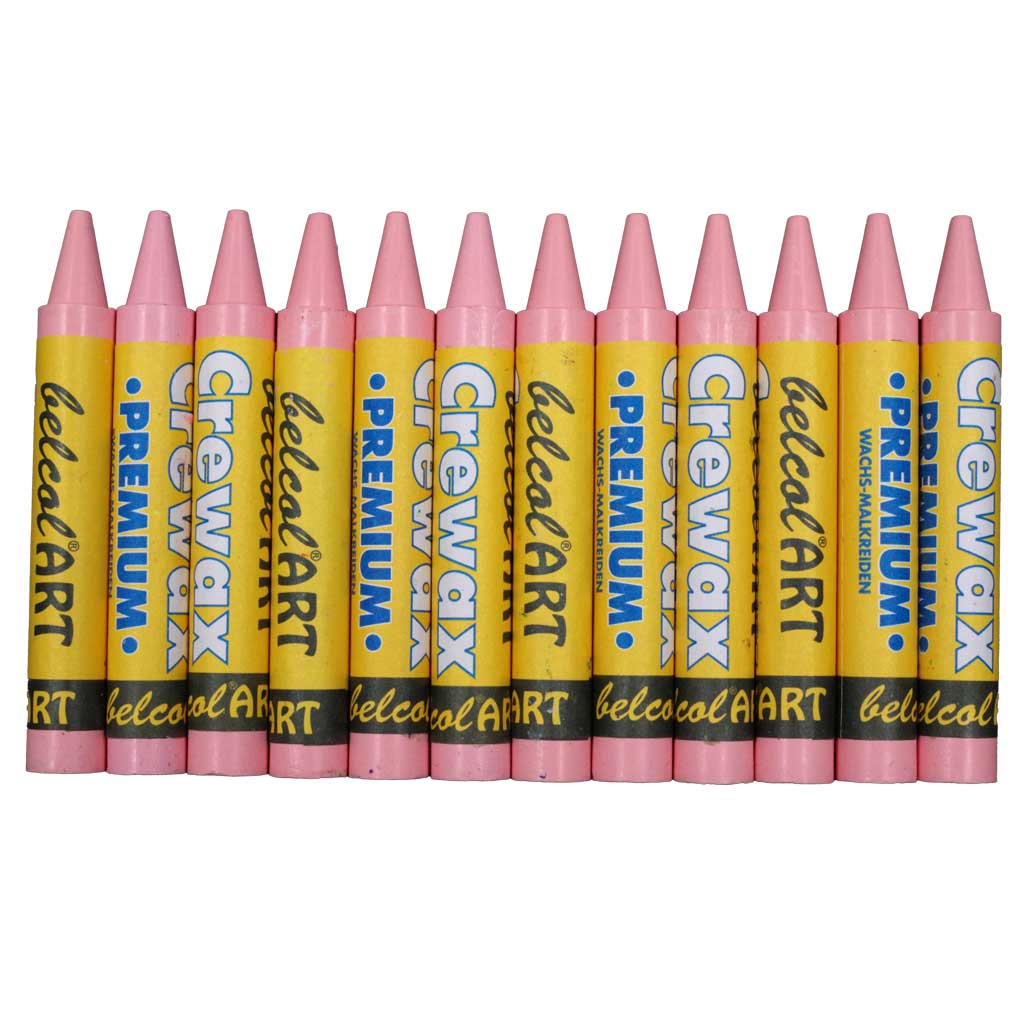 belcolART CREWAX , 12 Wachsmaler , Pink