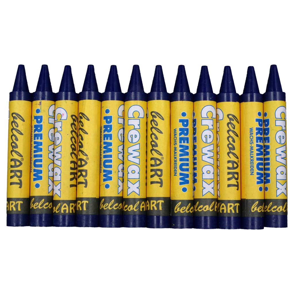 belcolART CREWAX , 12 Wachsmaler , Preussisch blau