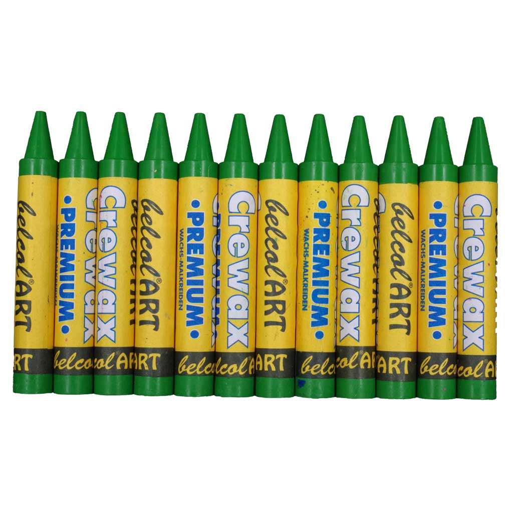 belcolART CREWAX , 12 Wachsmaler , Grün