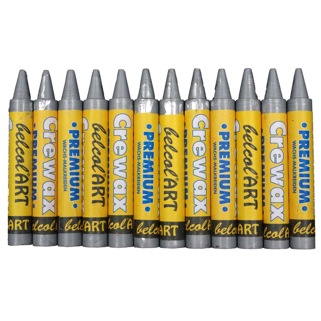 belcolART CREWAX , 12 Wachsmaler , Silber