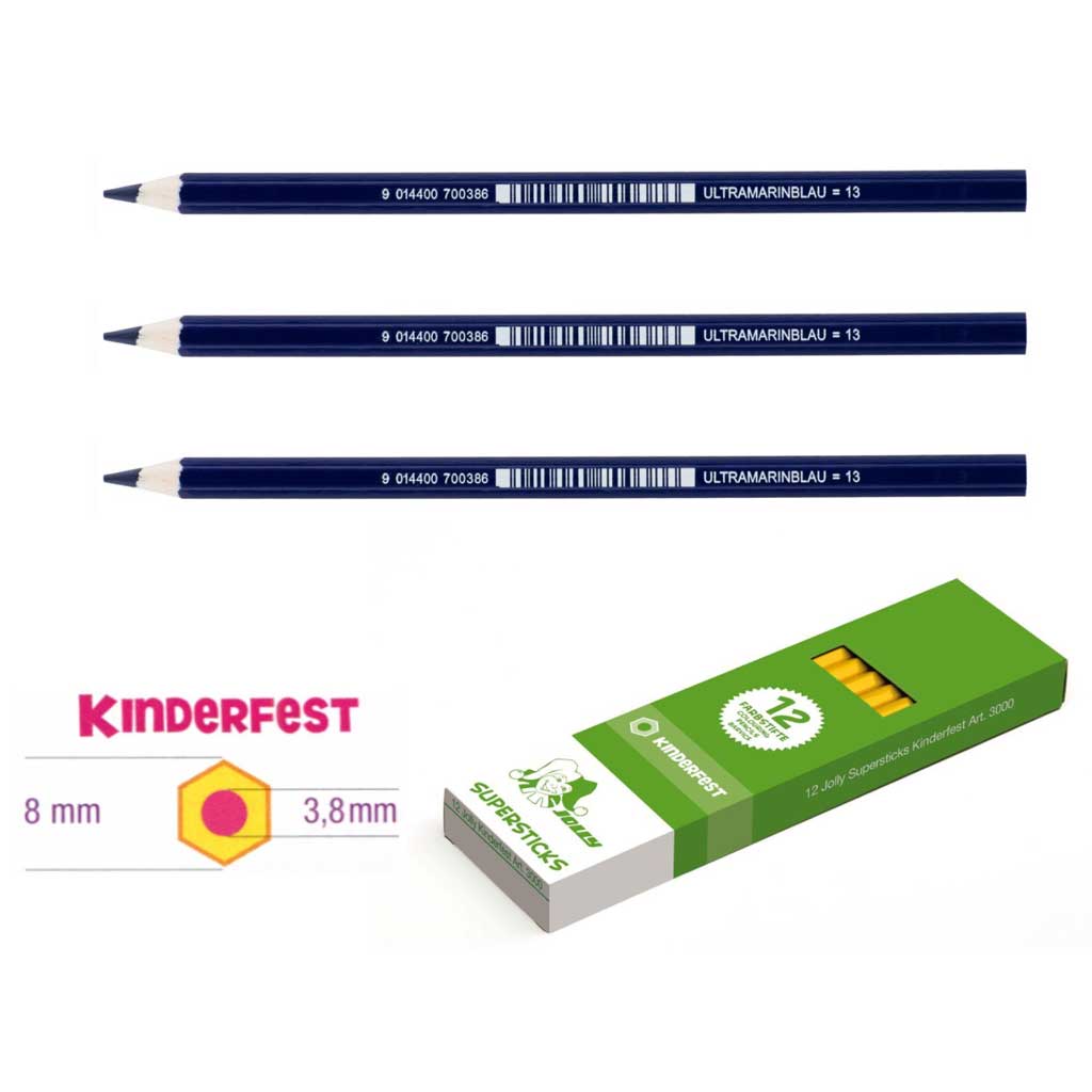 JOLLY Kinderfest 12 Stück ultamarinblau