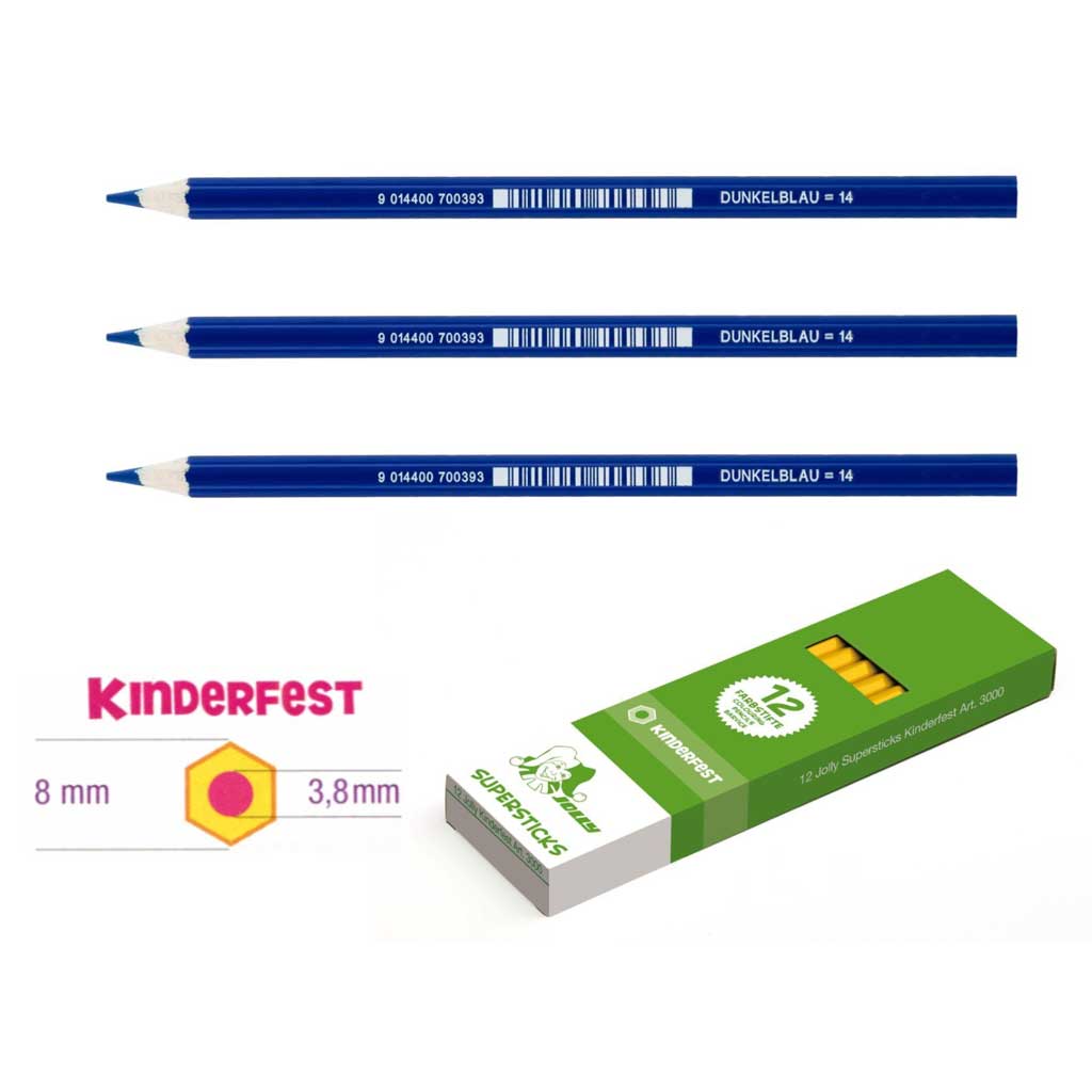 JOLLY Kinderfest 12 Stück dunkelblau