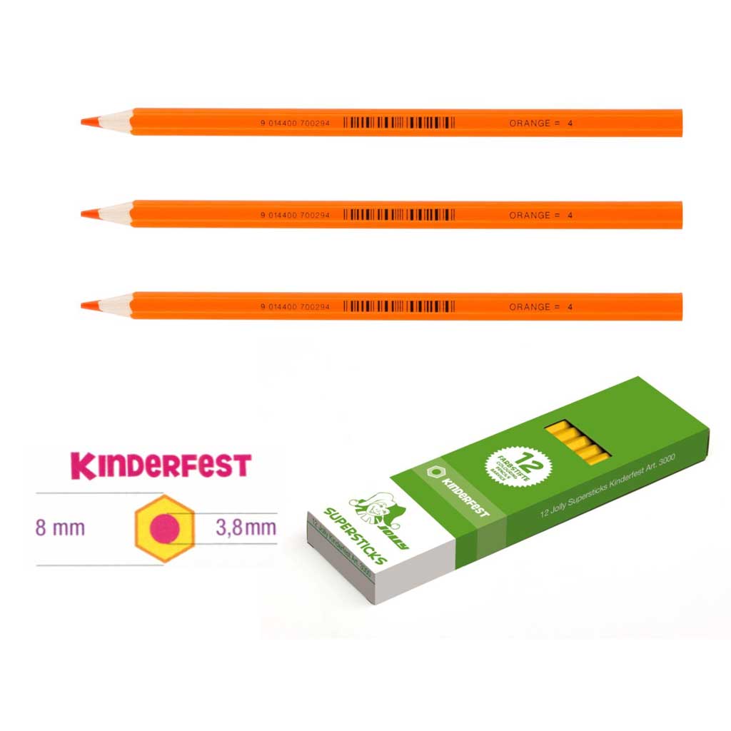 JOLLY Kinderfest 12 Stück orange