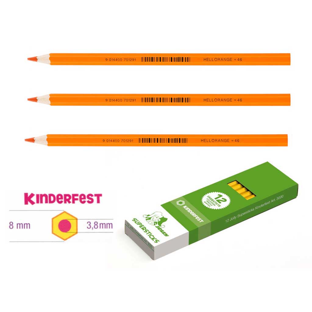 JOLLY Kinderfest 12 Stück hellorange