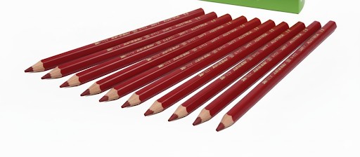 JOLLY X-BIG Farbstifte 12 Stück karminrot
