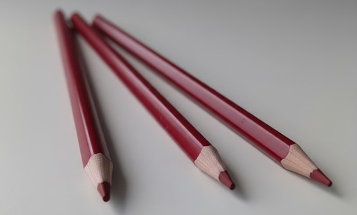 JOLLY X-BIG-Delta Farbstifte 12 Stück karminrot