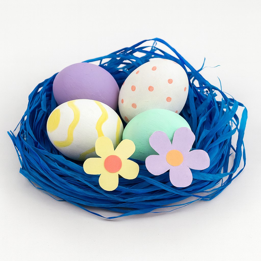 Raffia-Naturbast, 50g, ultramarin