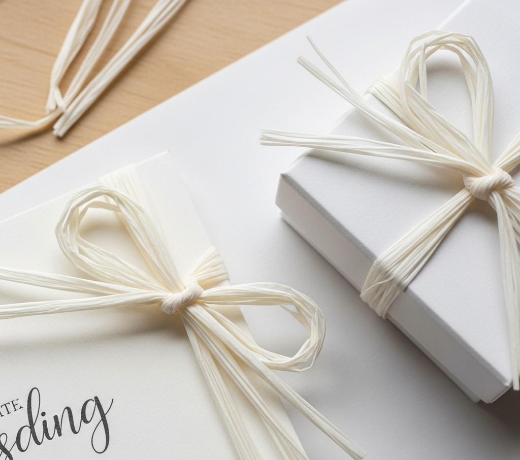 Edelbast 30m an einem Stück, weiß