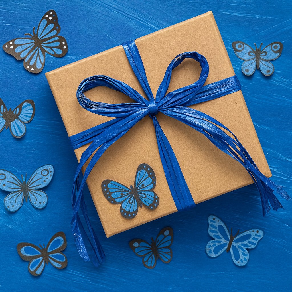 Edelbast 30m an einem Stück, königsblau