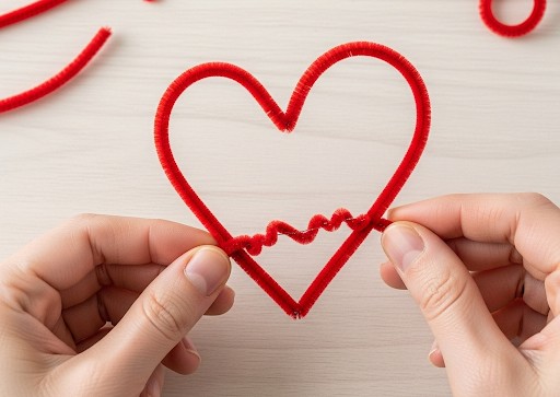 Chenilledraht, hochrot